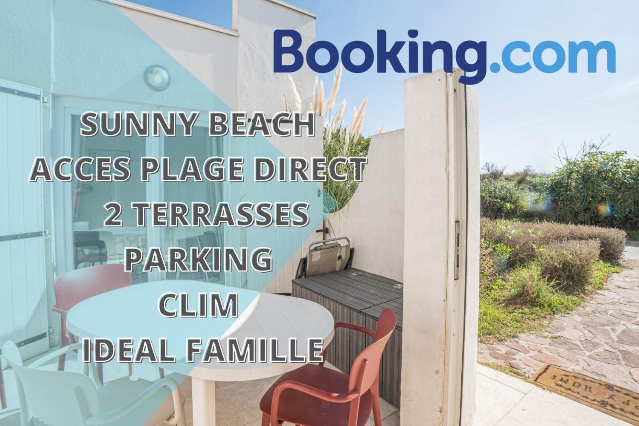 Villa Sunny Beach Clim Acces Plage Parking Famille - Topprosconciergerie 拉格朗德默特 外观 照片